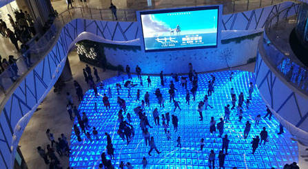 Pantalla LED interactiva LEDFUL Floor para Star Meeting