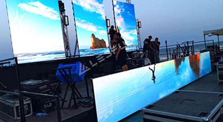 Venta caliente Chipre 500x500 pantalla LED de alquiler al aire libre