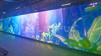 Proyecto de Interior de cuatro lados LEDFUL y proyecto de montaje en pared al aire libre en Filipinas